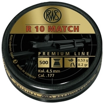 RWS R10 Match Premium Line 0,53g / 8,2gr ilmakivääriluoti